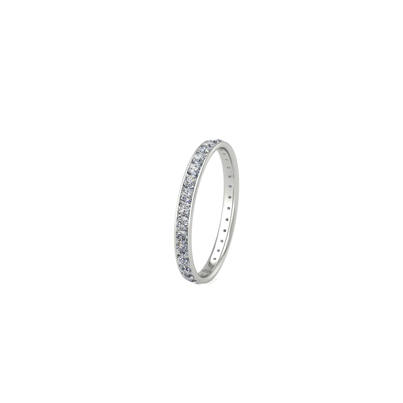 platinum 950 diamond channel set full eternity ring