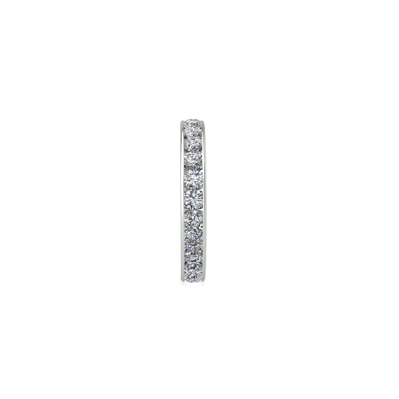 platinum 950 diamond channel set full eternity ring