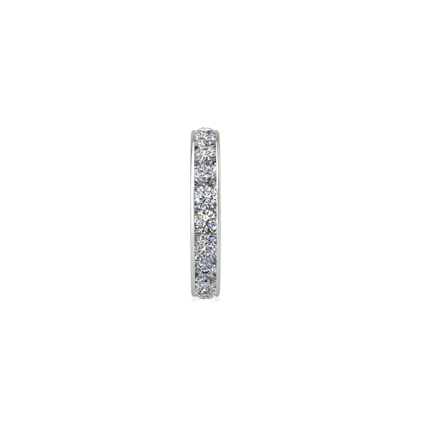 platinum 950 diamond channel set full eternity ring