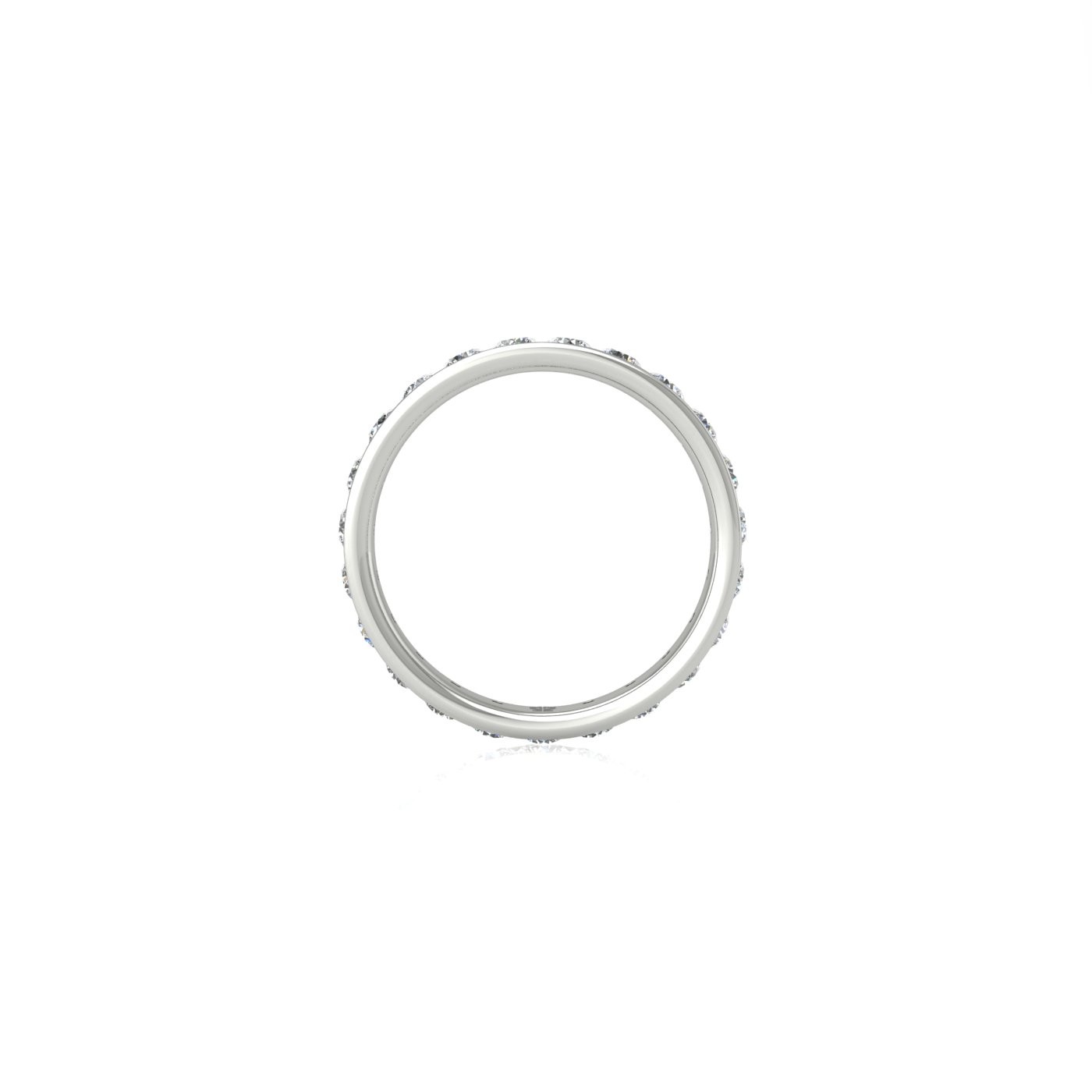 platinum 950 diamond channel set full eternity ring