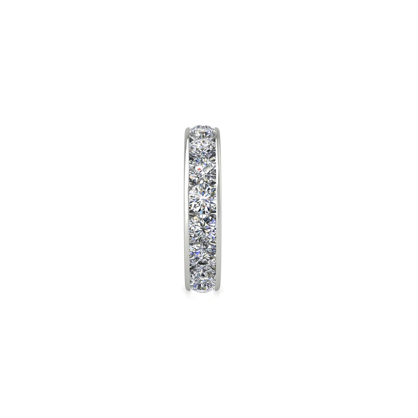 platinum 950 diamond channel set full eternity ring