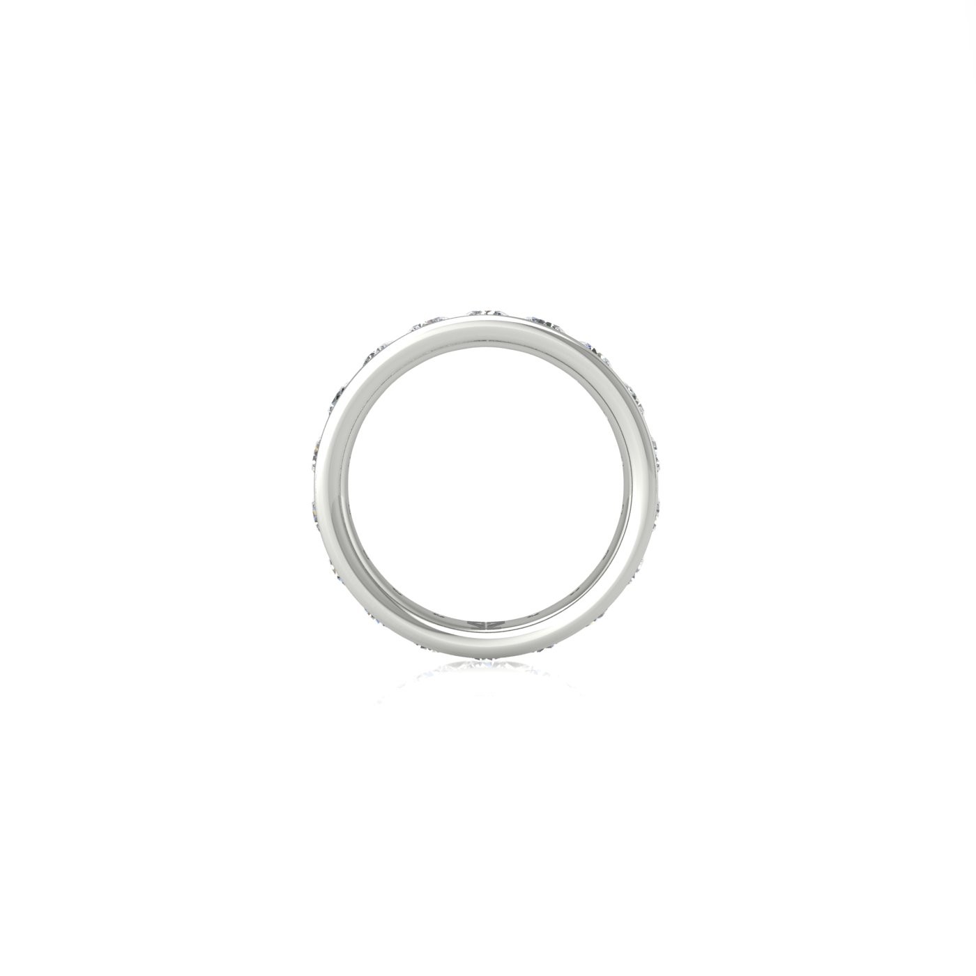 platinum 950 diamond channel set full eternity ring