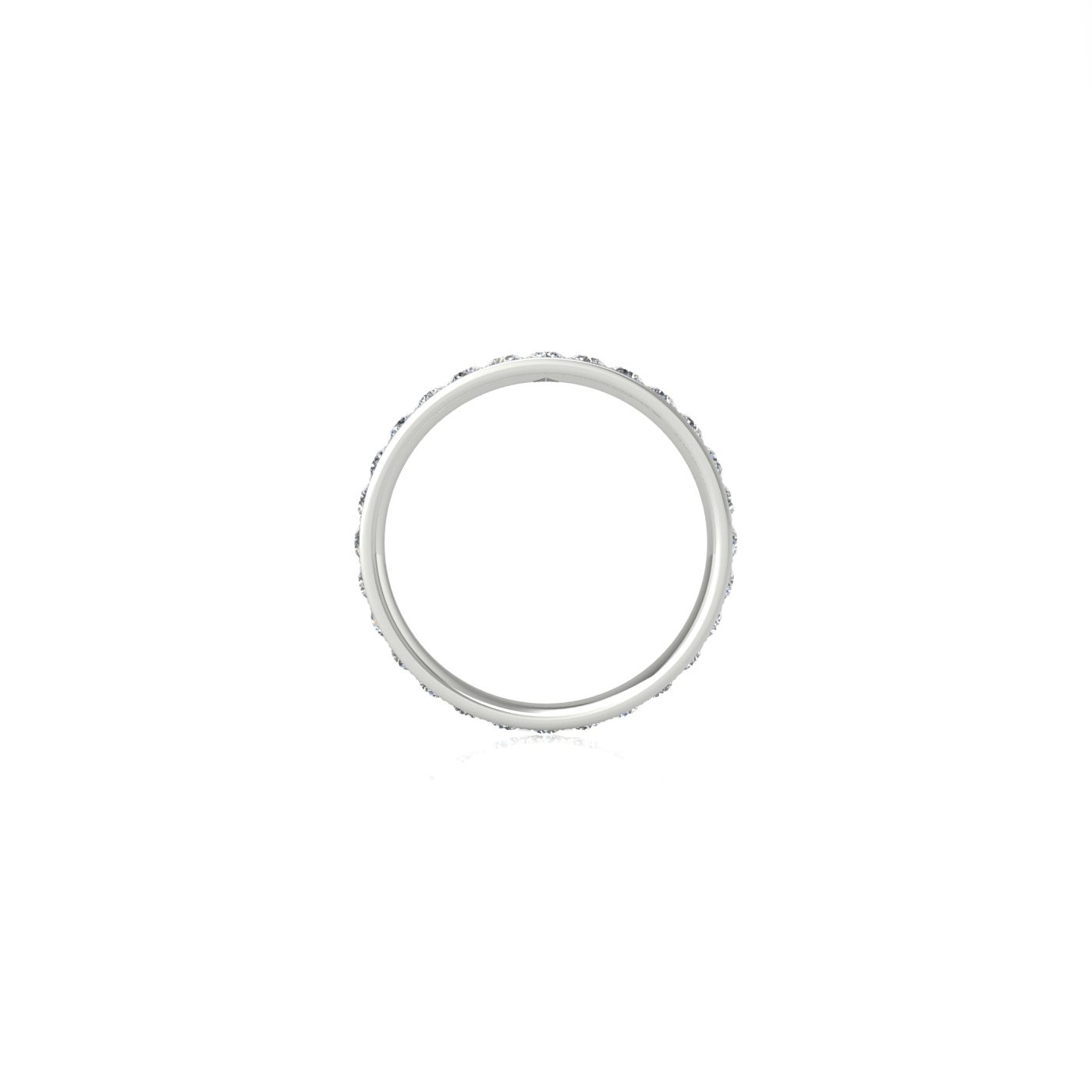 platinum 950 diamond channel set full eternity