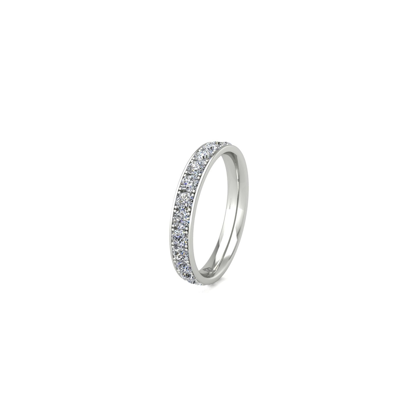 platinum 950 diamond channel set full eternity