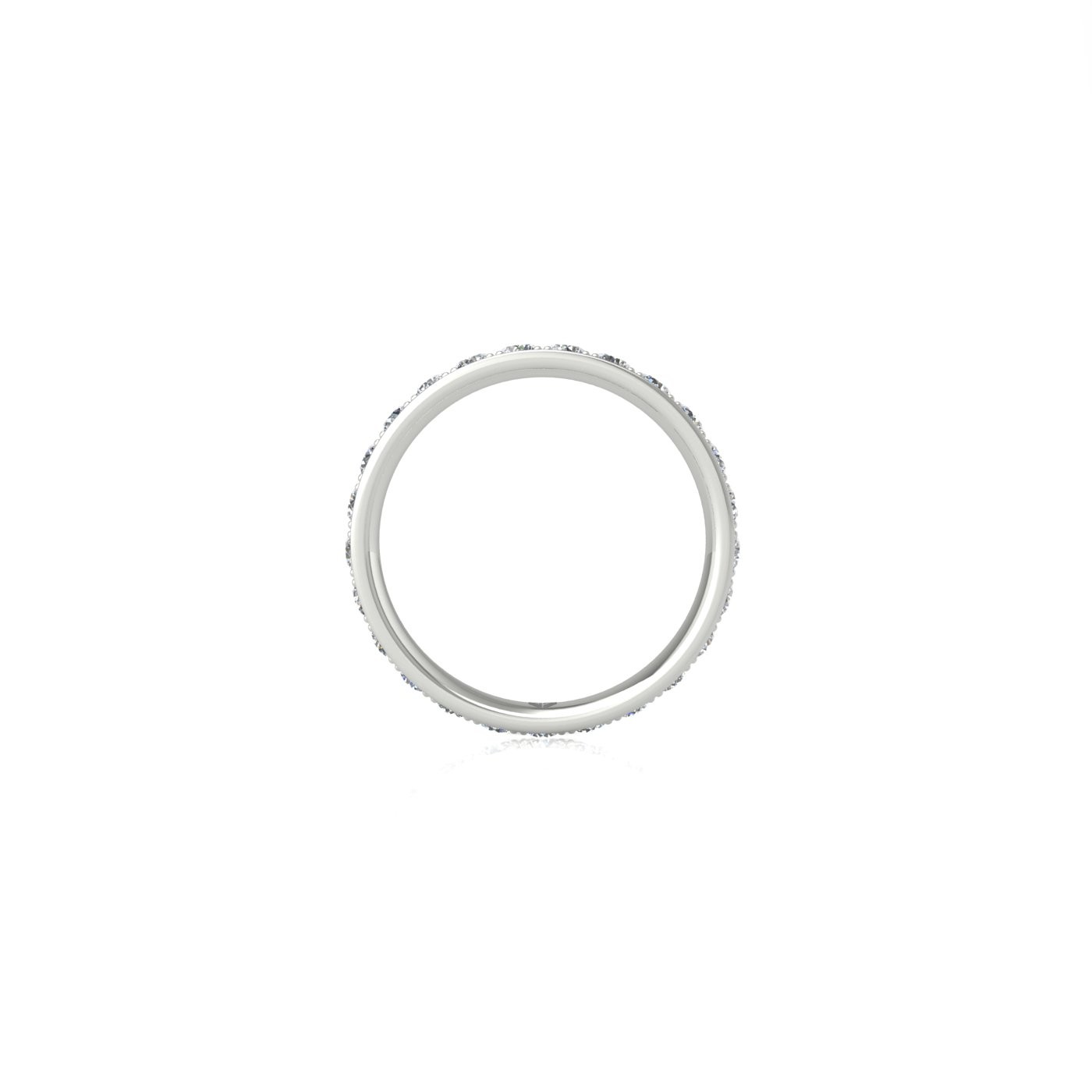 platinum 950 diamond channel set full eternity
