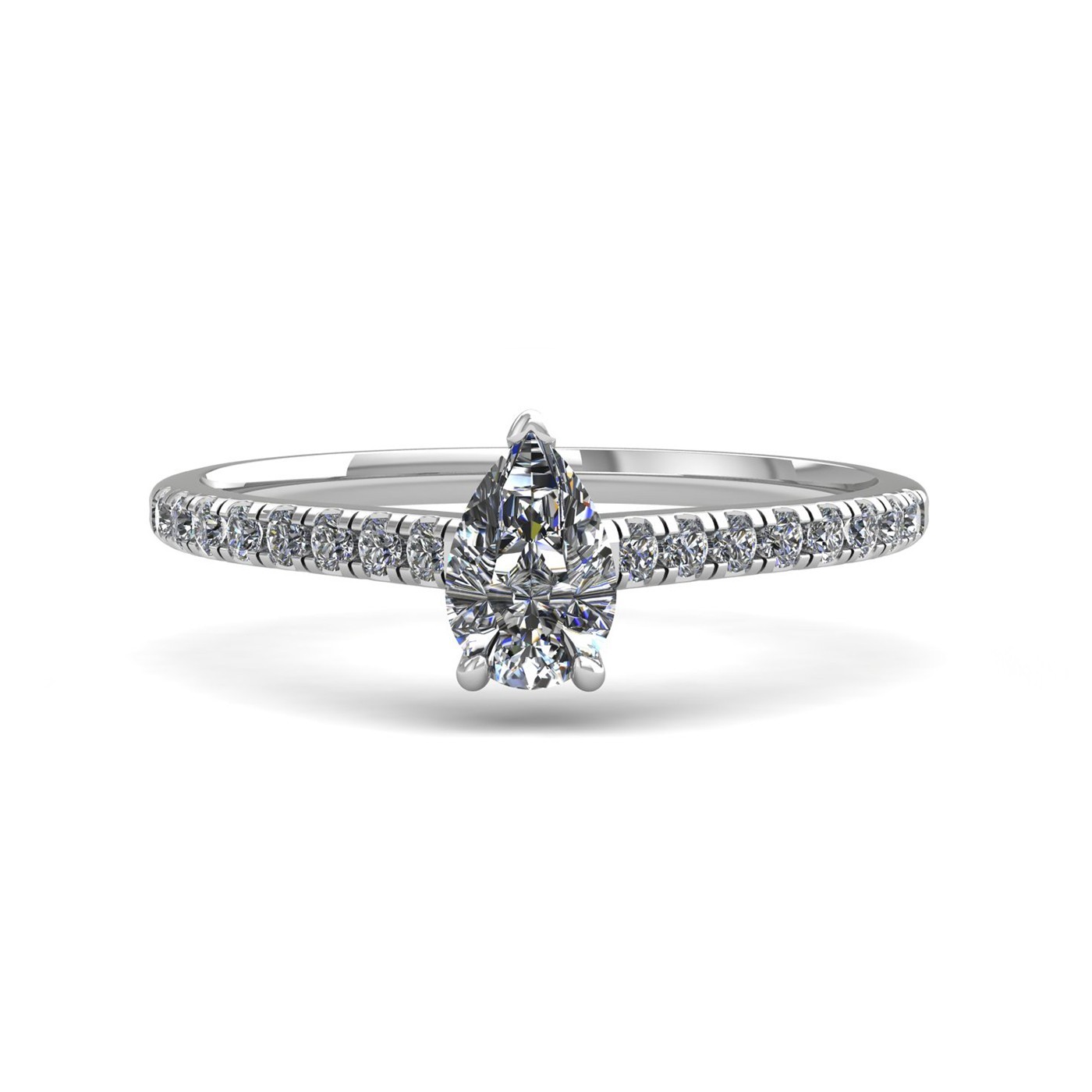 pear diamond engagement ring