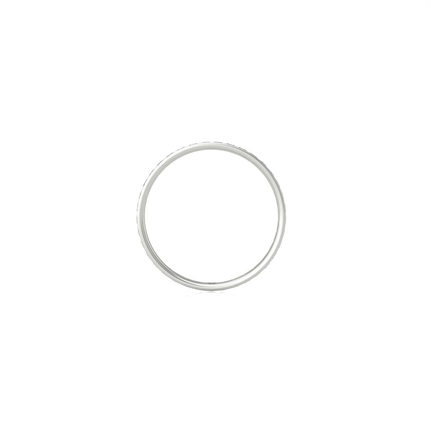 pt platinum  princess shape diamond channel set full eternity ring