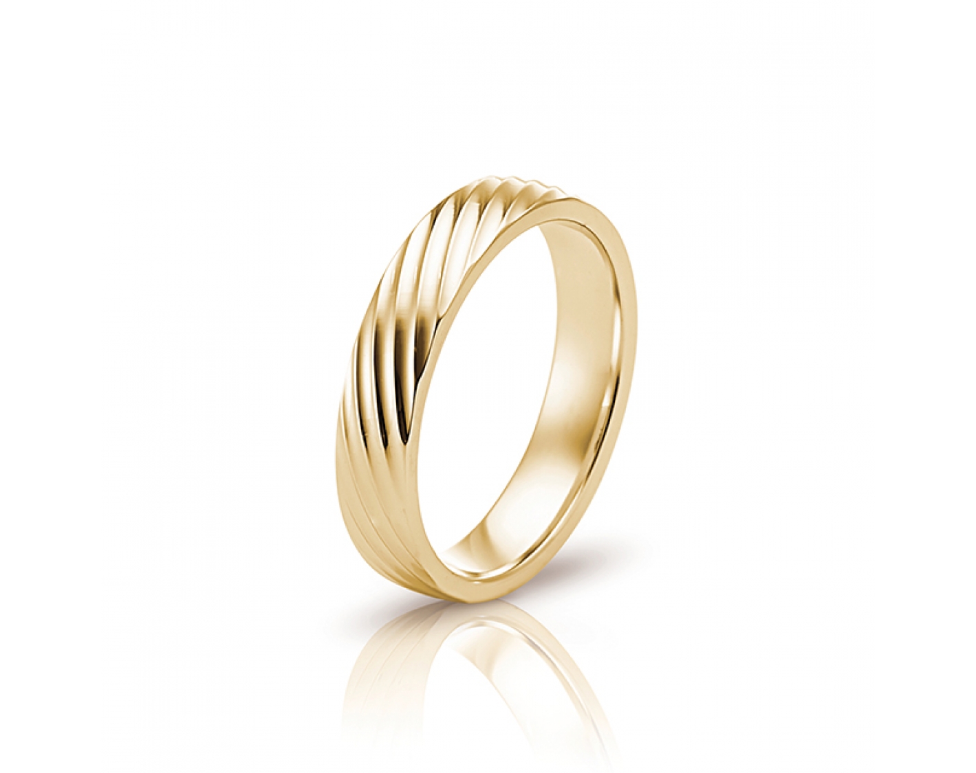 18k white gold 5mm matte wedding band with shiny lines Photos & images