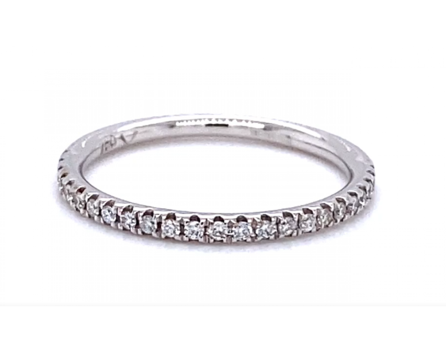 18k rose gold diamond half eternity ring in pave set 0,20tcw* “seen on @ankatrien” Photos & images